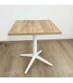 Table MIAMI INTERIEUR pied blanc