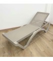 Chaise Longue MYKONOS SABLE ARMATURE SABLE