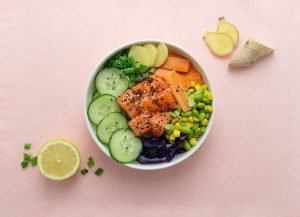 Fast casual : poke bowl.